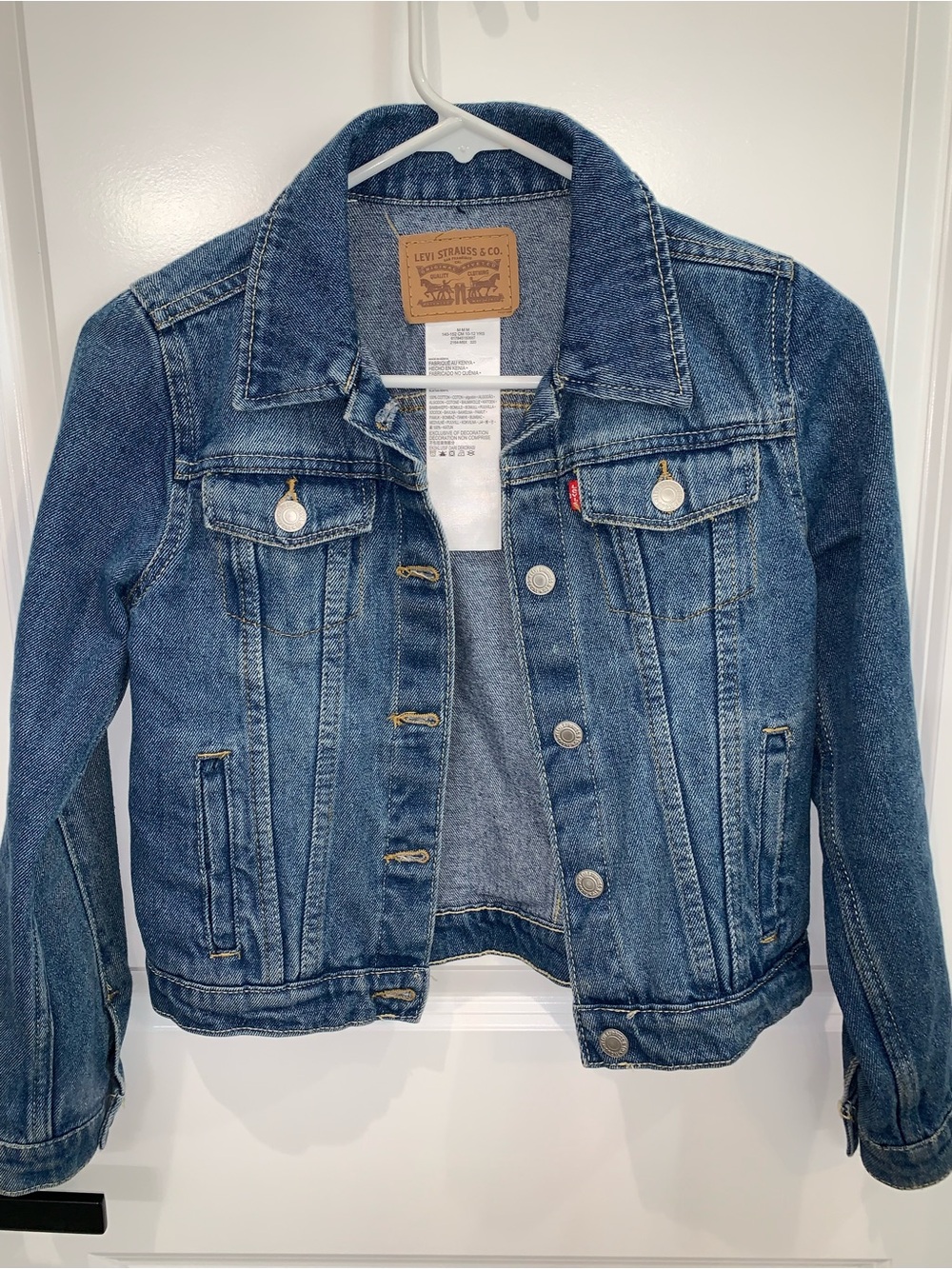 Levi's Kids Jean Jacket in Medium Blue Denim